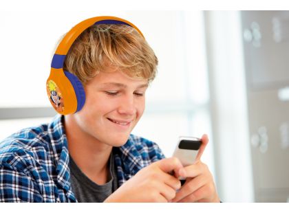 Lexibook 2v1 bluetooth skládací sluchátka Naruto s limitem hlasitosti