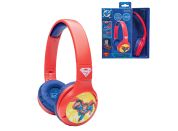 Lexibook 2v1 bluetooth skládací sluchátka Superman s limitem hlasitosti