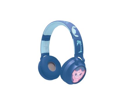 Lexibook 3D bezdrátová sluchátka Stitch se světelnými efekty a limitem hlasitosti