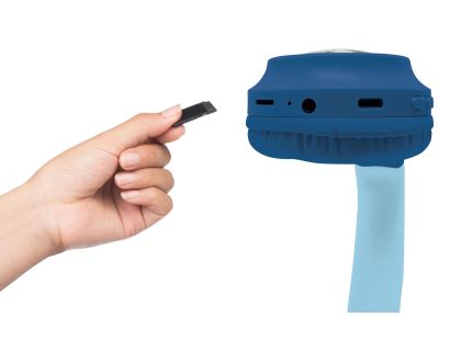 Lexibook 3D bezdrátová sluchátka Stitch se světelnými efekty a limitem hlasitosti