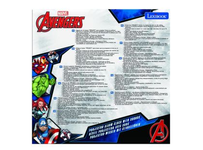 Lexibook 3D budík Avengers s projekcí času