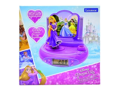 Lexibook 3D budík Disney princezny s projekcí času
