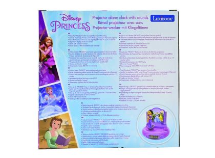 Lexibook 3D budík Disney princezny s projekcí času