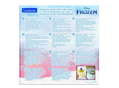 Lexibook 3D budík Frozen s projekcí času