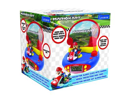 Lexibook 3D budík Mario Kart s projekcí času