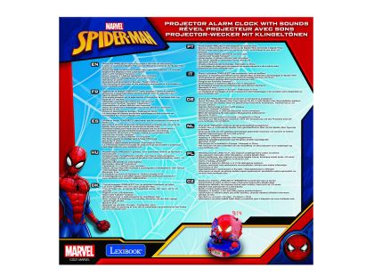 Lexibook 3D budík Spiderman s projekcí času