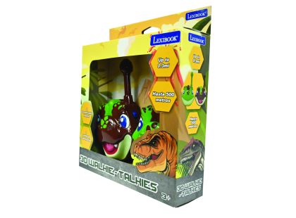Lexibook 3D vysílačky Dinosaurus s dosahem 500 m