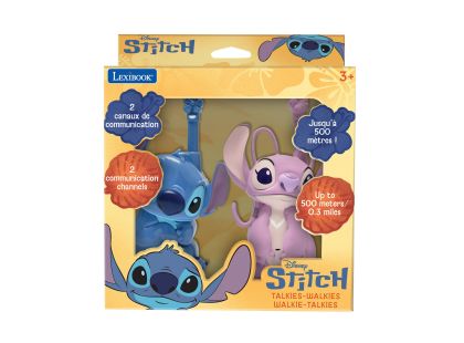 Lexibook 3D vysílačky Stitch a Angel s dosahem 500 m