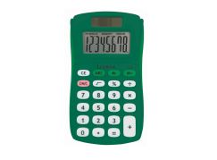 Lexibook 8místná kapesní kalkulačka s gumovým povrchem zelená