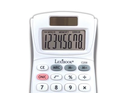 Lexibook 8místná kapesní kalkulačka solární