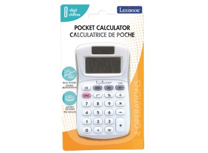 Lexibook 8místná kapesní kalkulačka solární