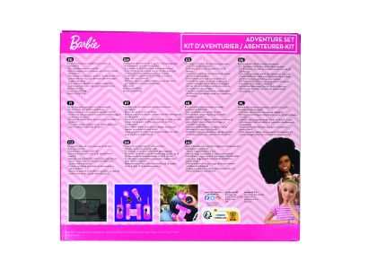 Lexibook Barbie set vysílačky, dalekohled, baterka, kompas