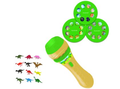 Lexibook Baterka s projektorem příběhů a 12 figurkami dinosaurů