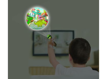 Lexibook Baterka s projektorem příběhů a 12 figurkami dinosaurů