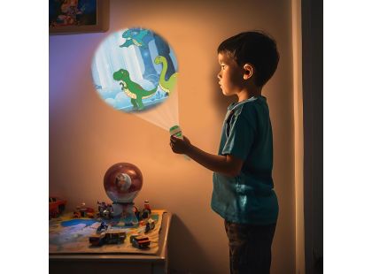 Lexibook Baterka s projektorem příběhů a 12 figurkami dinosaurů