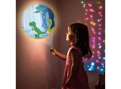 Lexibook Baterka s projektorem příběhů a 12 figurkami dinosaurů