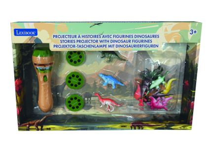 Lexibook Baterka s projektorem příběhů a 12 figurkami dinosaurů