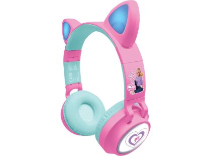 Lexibook Bezdrátová sluchátka Barbie se svítícími kočičími oušky - Poškozený obal