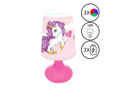Lexibook Bezdrátová stolní lampička Jednorožec