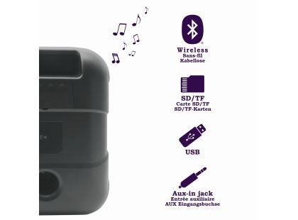 Lexibook Bezdrátový Bluetooth reproduktor iParty s mikrofonem