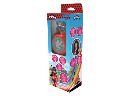 Lexibook Bezdrátový karaoke mikrofon Kouzelná Beruška s vestavěným reproduktorem a světelnými efekty