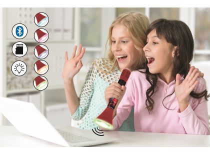 Lexibook Bezdrátový karaoke mikrofon The Voice s vestavěným reproduktorem a světelnými efekty
