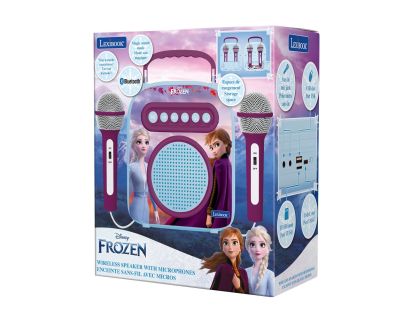 Lexibook Bezdrátový reproduktor Frozen se 2 mikrofony a měničem hlasu