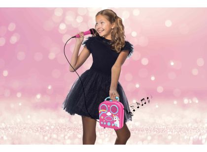 Lexibook Bezdrátový reproduktor Jednorožec se 2 mikrofony a měničem hlasu