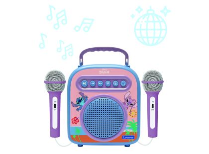 Lexibook Bezdrátový reproduktor Stitch se 2 mikrofony a měničem hlasu