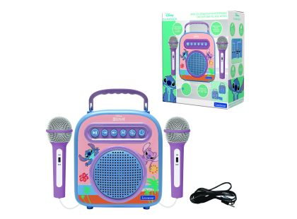 Lexibook Bezdrátový reproduktor Stitch se 2 mikrofony a měničem hlasu