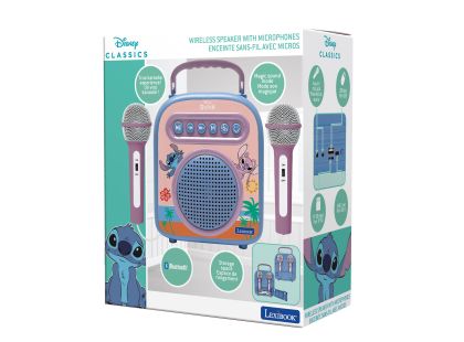 Lexibook Bezdrátový reproduktor Stitch se 2 mikrofony a měničem hlasu