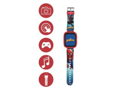 Lexibook Bluetooth hodinky Spiderman s kamerou a 8GB SD kartou