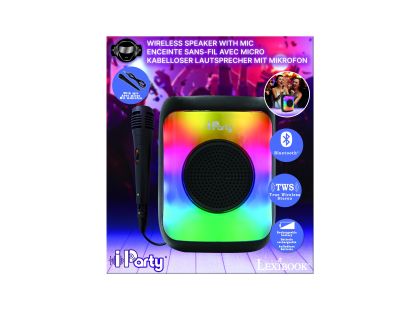 Lexibook Bluetooth karaoke reproduktor s mikrofonem malý