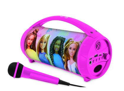 Lexibook Bluetooth reproduktor Barbie s mikrofonem svítící
