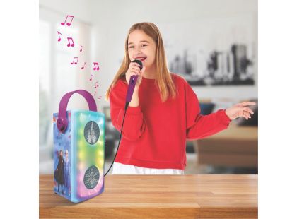 Lexibook Bluetooth reproduktor Frozen s mikrofonem a světelnými efekty