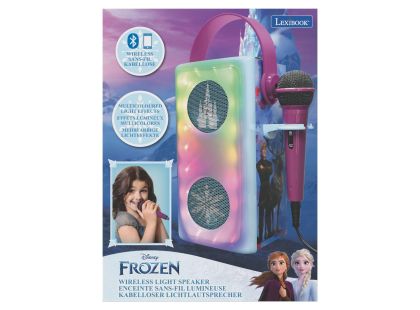 Lexibook Bluetooth reproduktor Frozen s mikrofonem a světelnými efekty