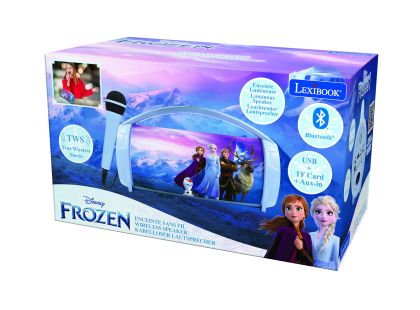 Lexibook Bluetooth reproduktor Frozen s mikrofonem svítící