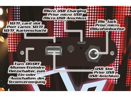 Lexibook Bluetooth reproduktor s mikrofonem