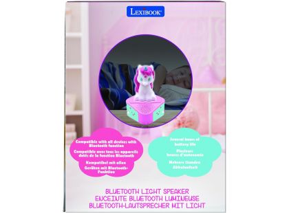 Lexibook Bluetooth reproduktor se svítící figurkou Jednorožec