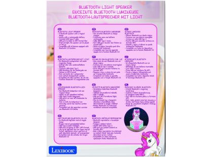Lexibook Bluetooth reproduktor se svítící figurkou Jednorožec
