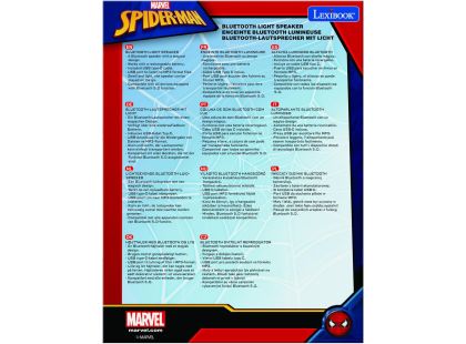 Lexibook Bluetooth reproduktor se svítící figurkou Spiderman