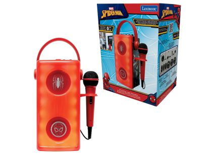 Lexibook Bluetooth reproduktor Spiderman s mikrofonem a světelnými efekty