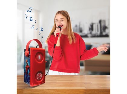 Lexibook Bluetooth reproduktor Spiderman s mikrofonem a světelnými efekty