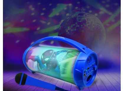 Lexibook Bluetooth reproduktor Spiderman s mikrofonem svítící