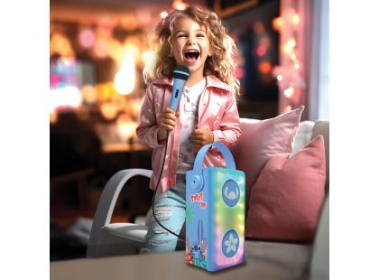 Lexibook Bluetooth reproduktor Stitch s mikrofonem a světelnými efekty