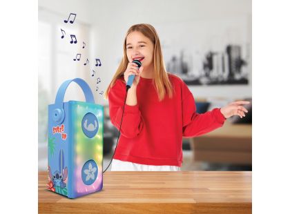 Lexibook Bluetooth reproduktor Stitch s mikrofonem a světelnými efekty