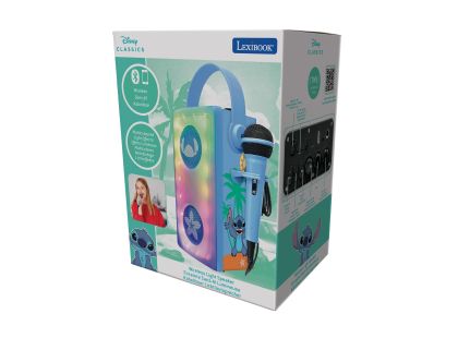 Lexibook Bluetooth reproduktor Stitch s mikrofonem a světelnými efekty
