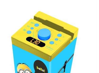 Lexibook Bluetooth věžový reproduktor Mimoni s mikrofonem a světelnými efekty