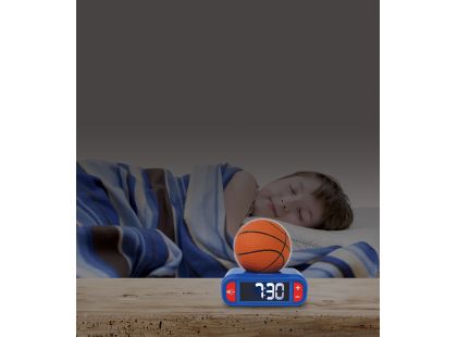 Lexibook Budík Basketbal se svítícím míčem