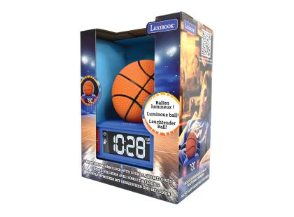Lexibook Budík Basketbal se svítícím míčem